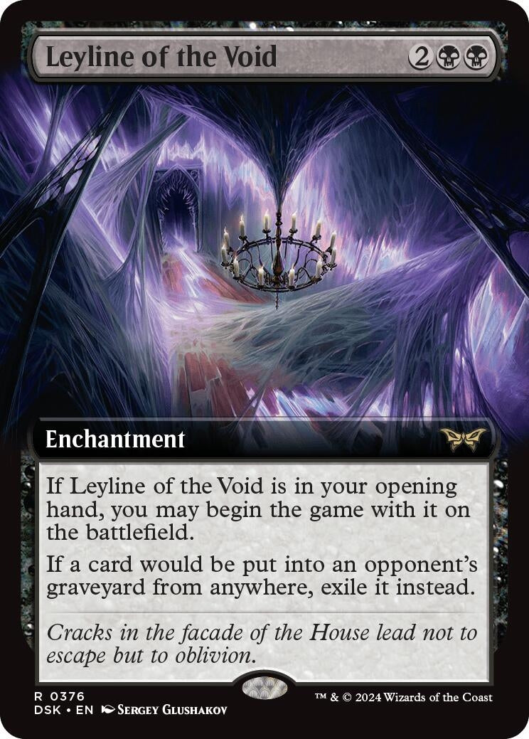 Image for Leyline of the Void (Extended Art) (376) (DSK) - Magic: The Gathering