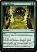 Image for Say Its Name (197) (DSK) - Magic: The Gathering