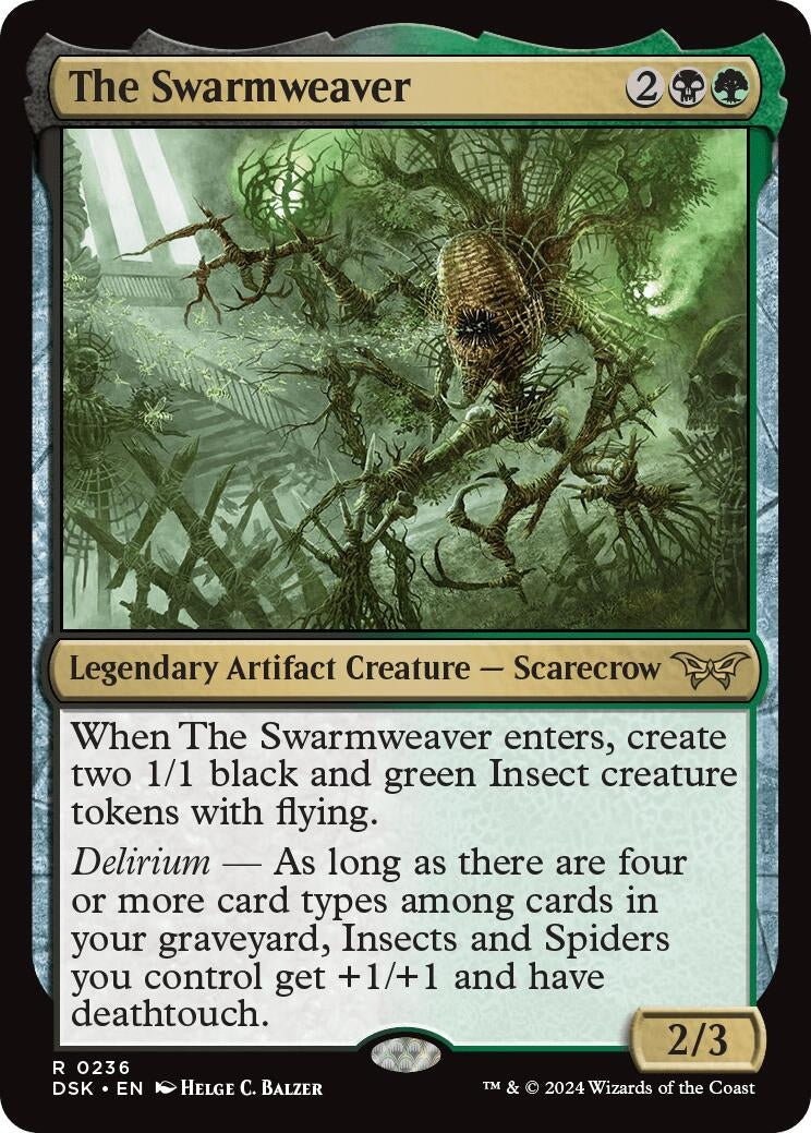 Image for The Swarmweaver (0236) (236) (DSK) - Magic: The Gathering