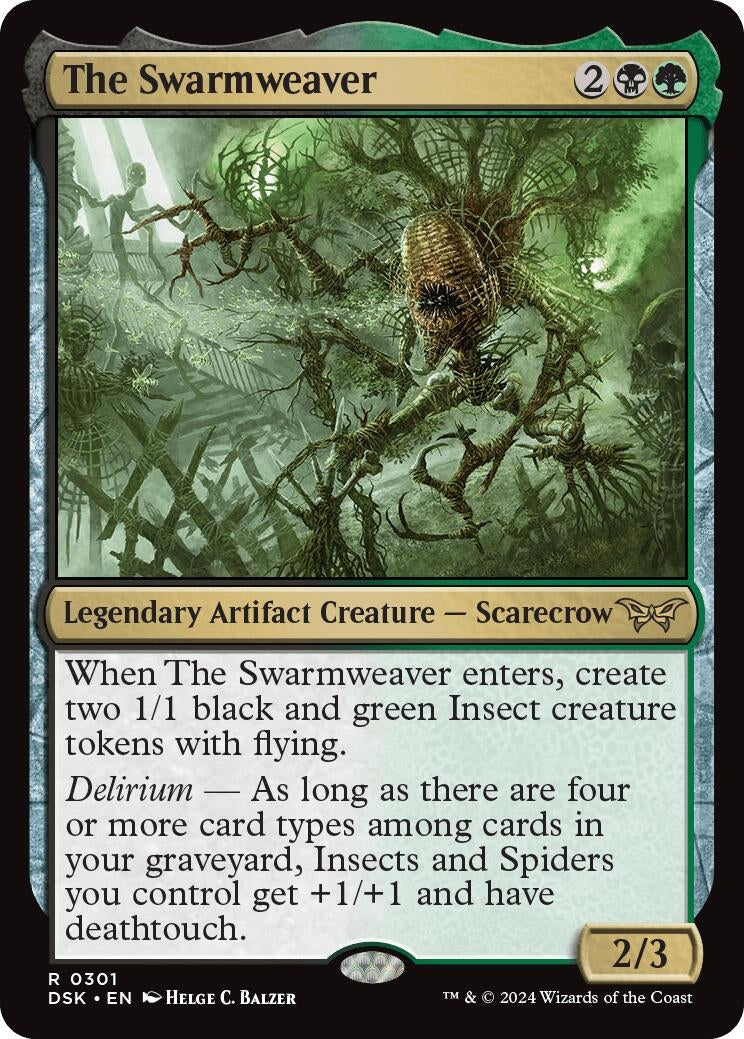 Image for The Swarmweaver (0301) (301) (DSK) - Magic: The Gathering