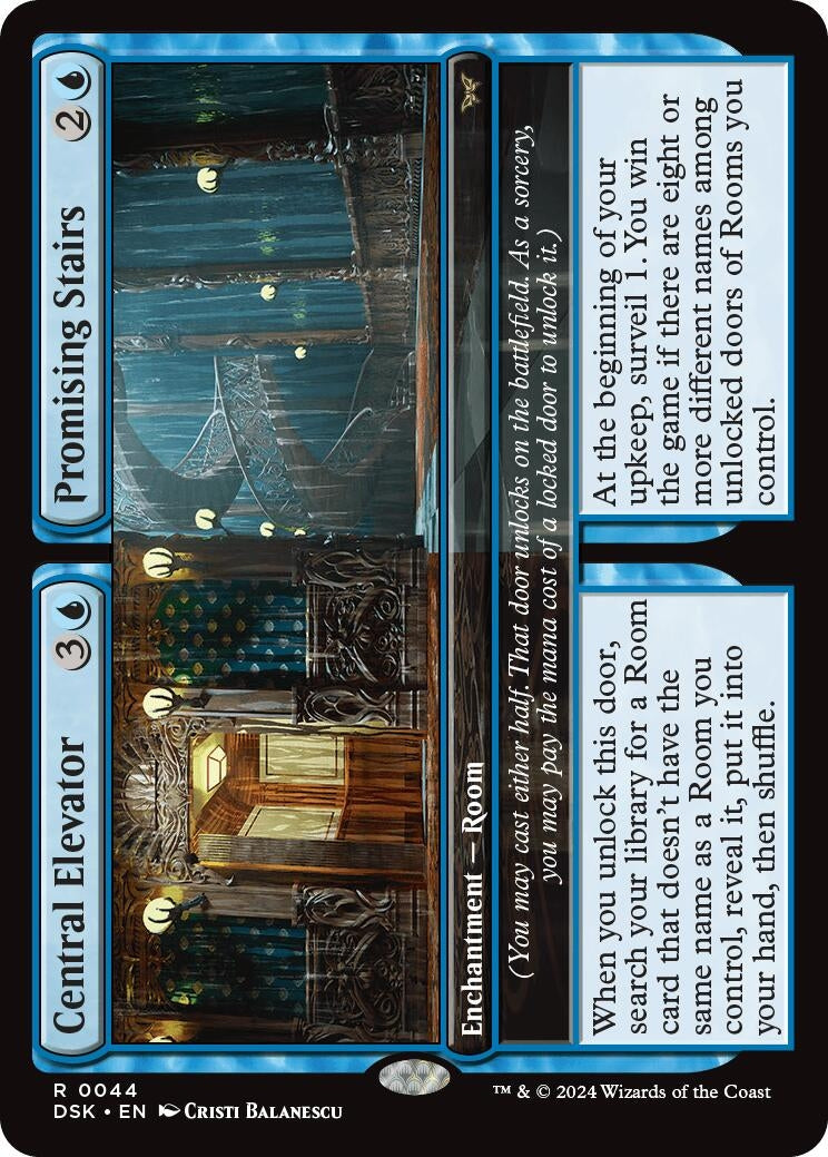 Image for Central Elevator // Promising Stairs (44) (DSK) - Magic: The Gathering
