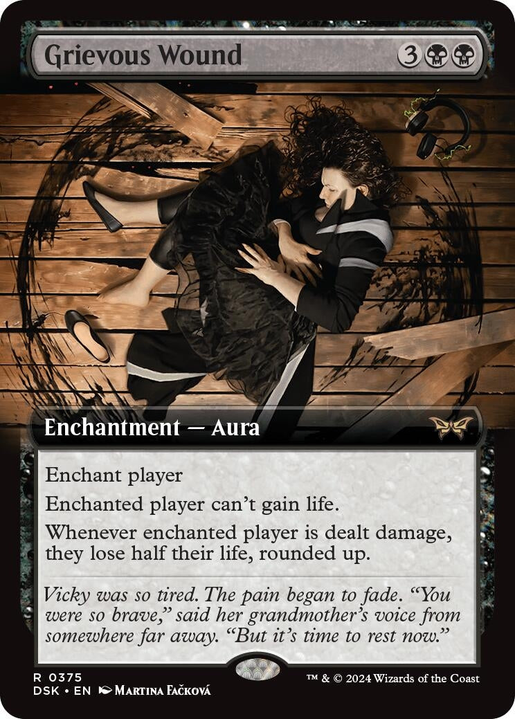 Image for Grievous Wound (Extended Art) (375) (DSK) - Magic: The Gathering