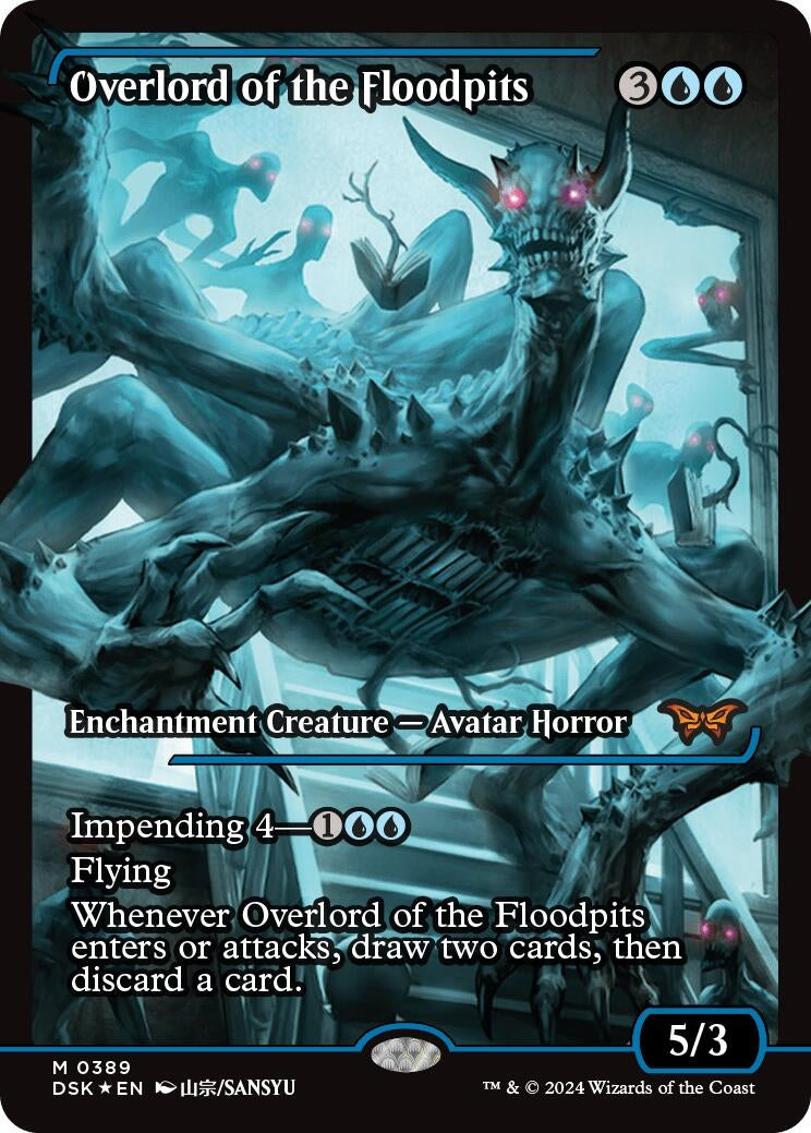 Image for Overlord of the Floodpits (Showcase) (389) (DSK) - Magic: The Gathering