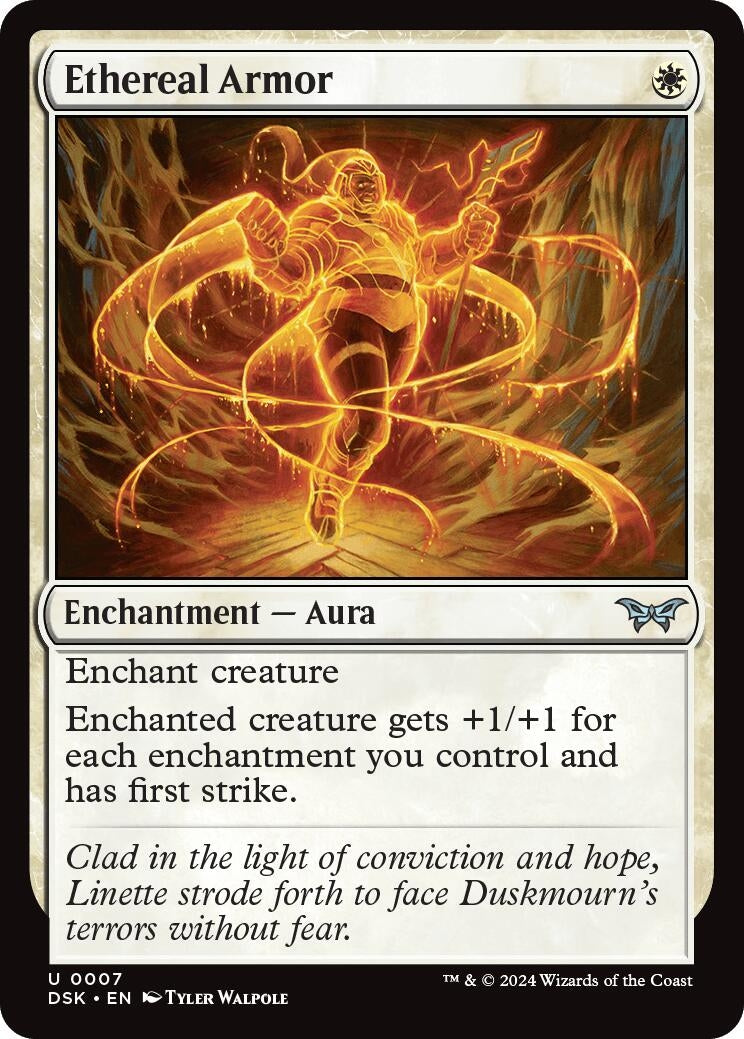 Image for Ethereal Armor (7) (DSK) - Magic: The Gathering