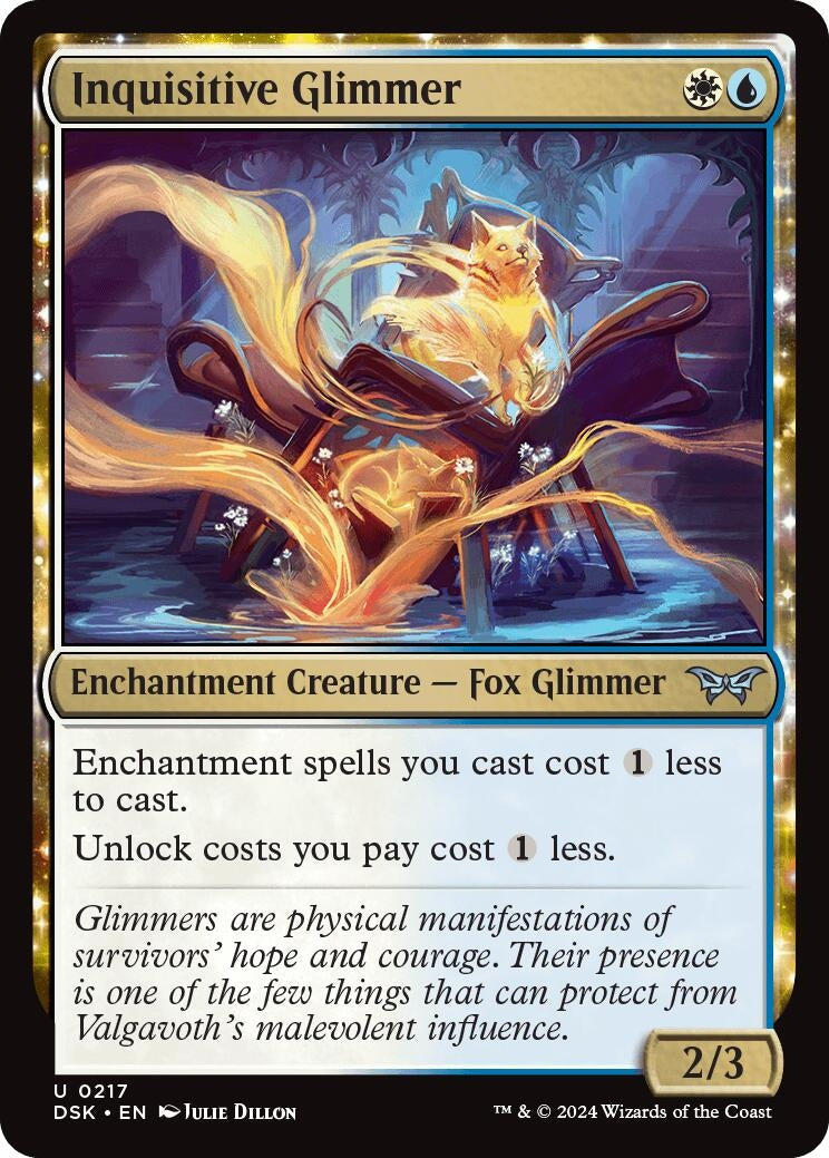 Image for Inquisitive Glimmer (217) (DSK) - Magic: The Gathering