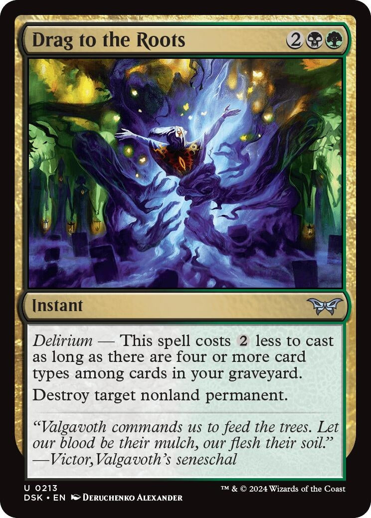 Image for Drag to the Roots (213) (DSK) - Magic: The Gathering