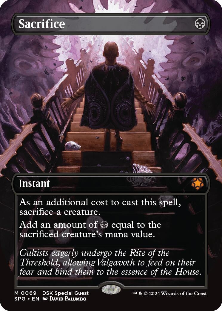 Image for Sacrifice (Borderless) (69) (SPG) - Magic: The Gathering