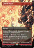 Image for Unholy Heat (Borderless) (71) (SPG) - Magic: The Gathering
