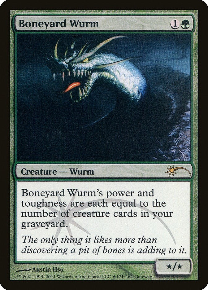 Image for Boneyard Wurm (84) (WPN) - Magic: The Gathering