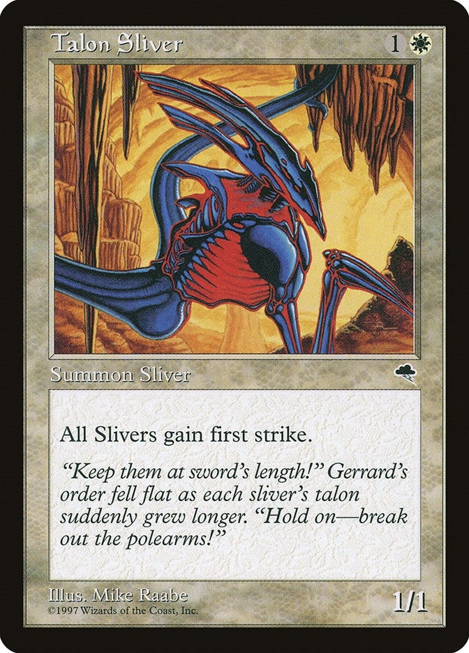 Image for Talon Sliver (50) (TMP) - Magic: The Gathering