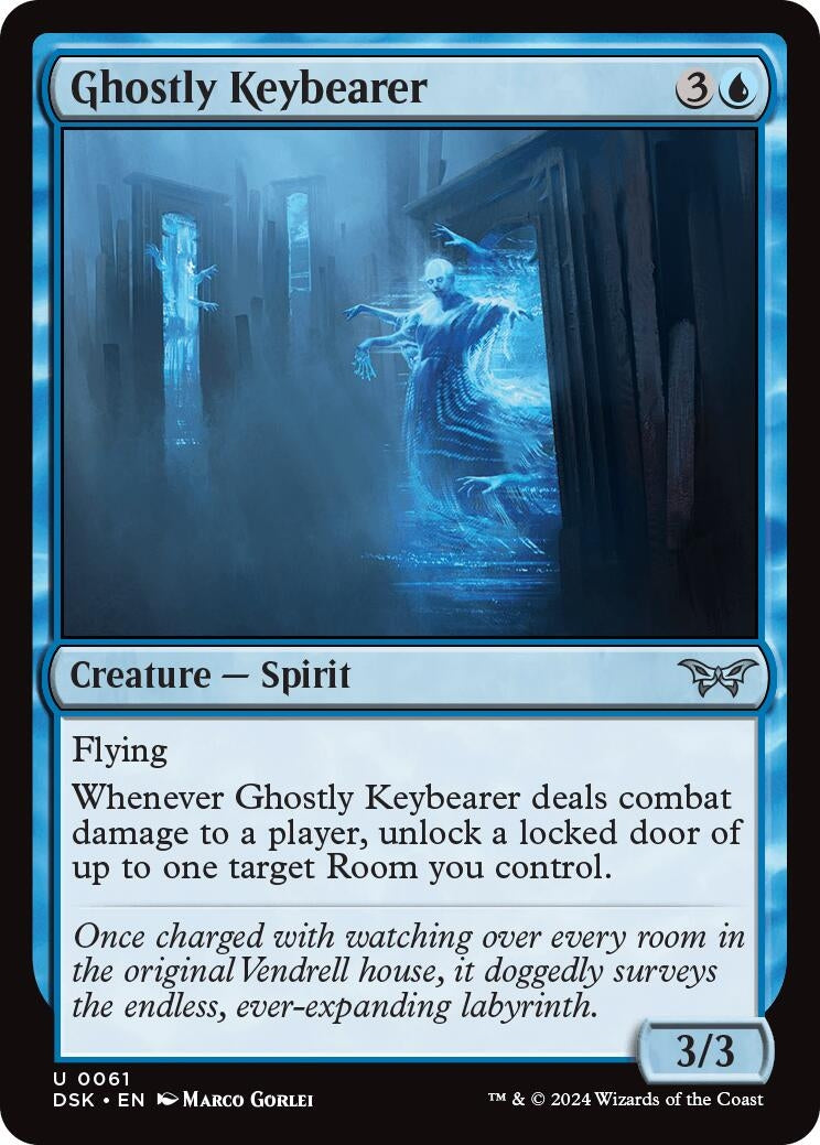 Image for Ghostly Keybearer (61) (DSK) - Magic: The Gathering