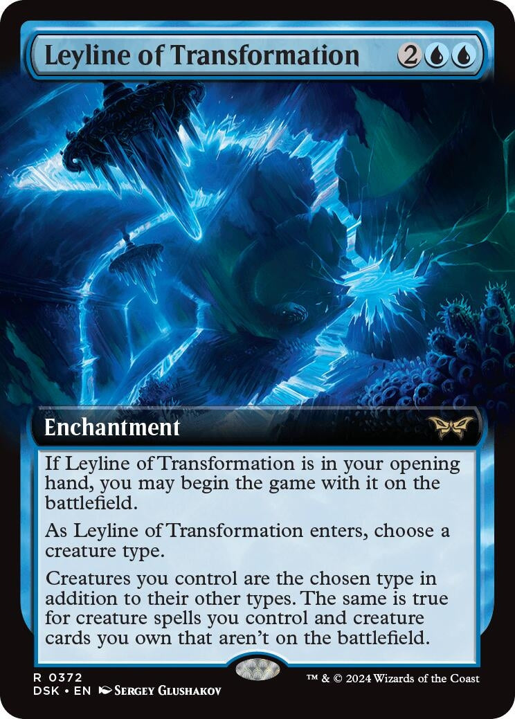 Image for Leyline of Transformation (Extended Art) (372) (DSK) - Magic: The Gathering