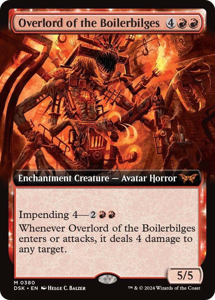 Image for Overlord of the Boilerbilges (Extended Art) (380) (DSK) - Magic: The Gathering