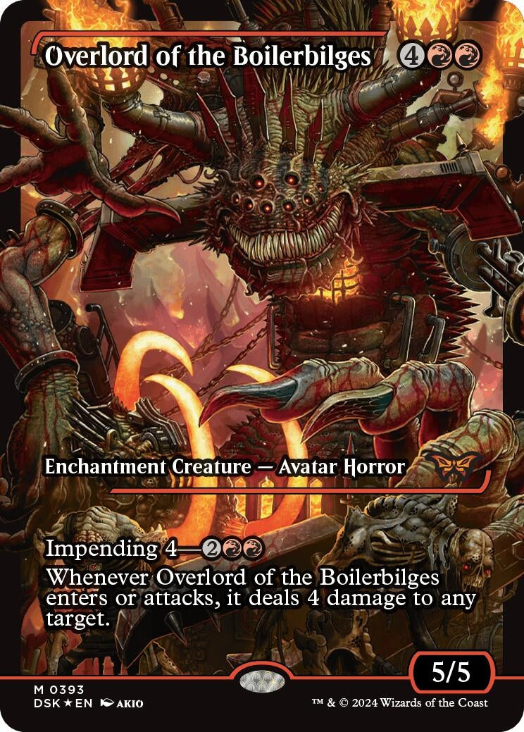 Image for Overlord of the Boilerbilges (Showcase) (393) (DSK) - Magic: The Gathering
