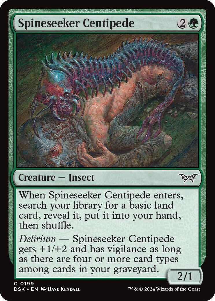 Image for Spineseeker Centipede (199) (DSK) - Magic: The Gathering