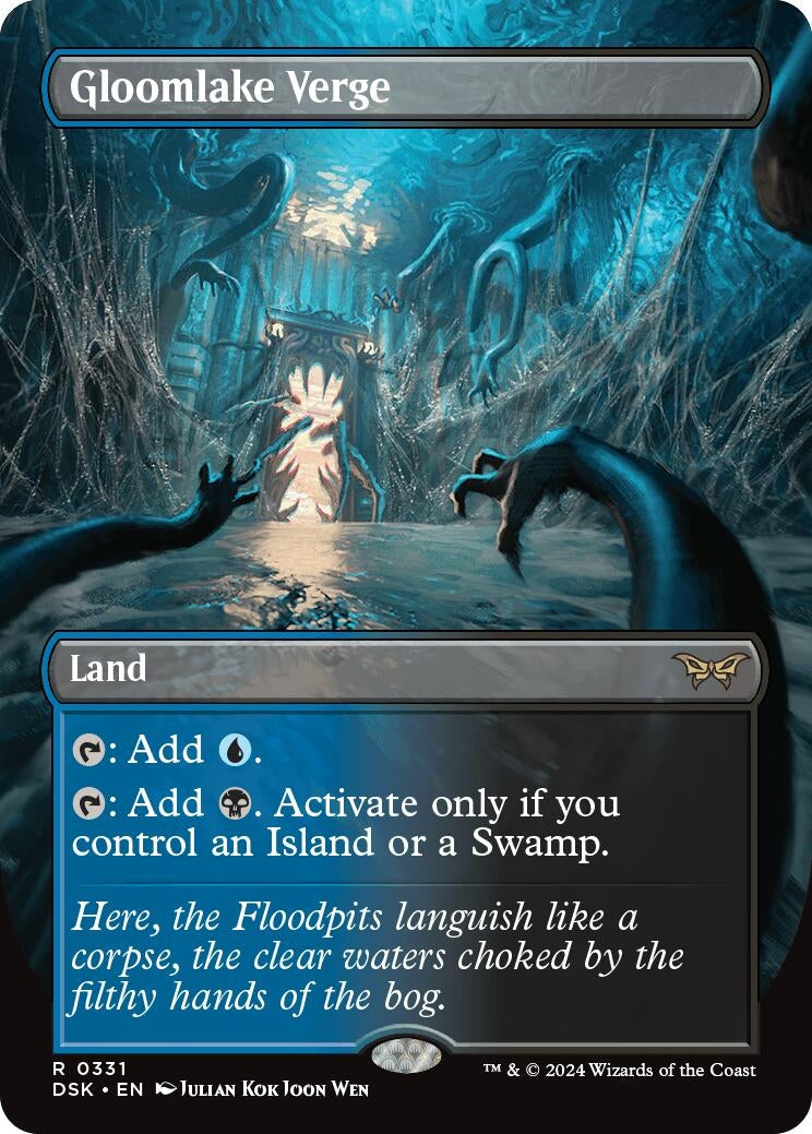 Image for Gloomlake Verge (Borderless) (331) (DSK) - Magic: The Gathering