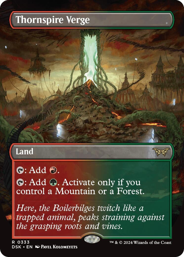 Image for Thornspire Verge (Borderless) (333) (DSK) - Magic: The Gathering