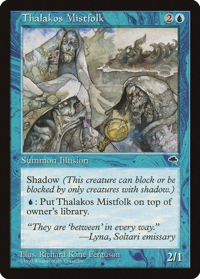 Image for Thalakos Mistfolk (93) (TMP) - Magic: The Gathering