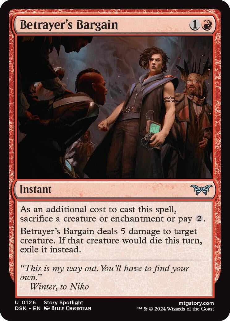 Image for Betrayer's Bargain (126) (DSK) - Magic: The Gathering