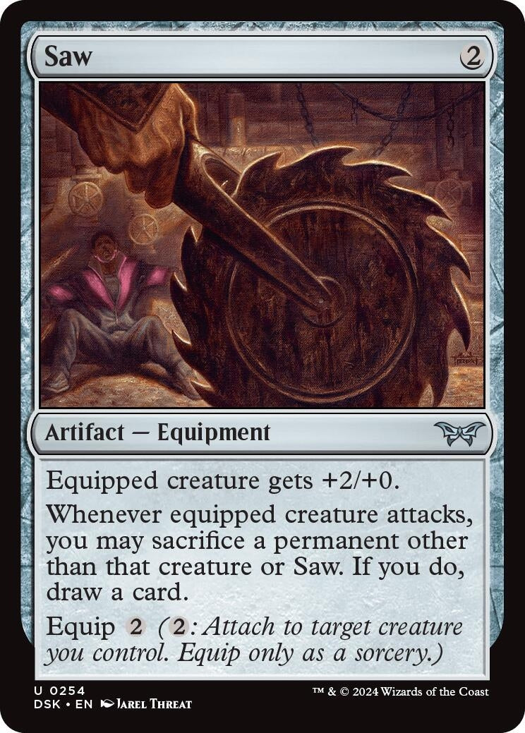 Image for Saw (254) (DSK) - Magic: The Gathering