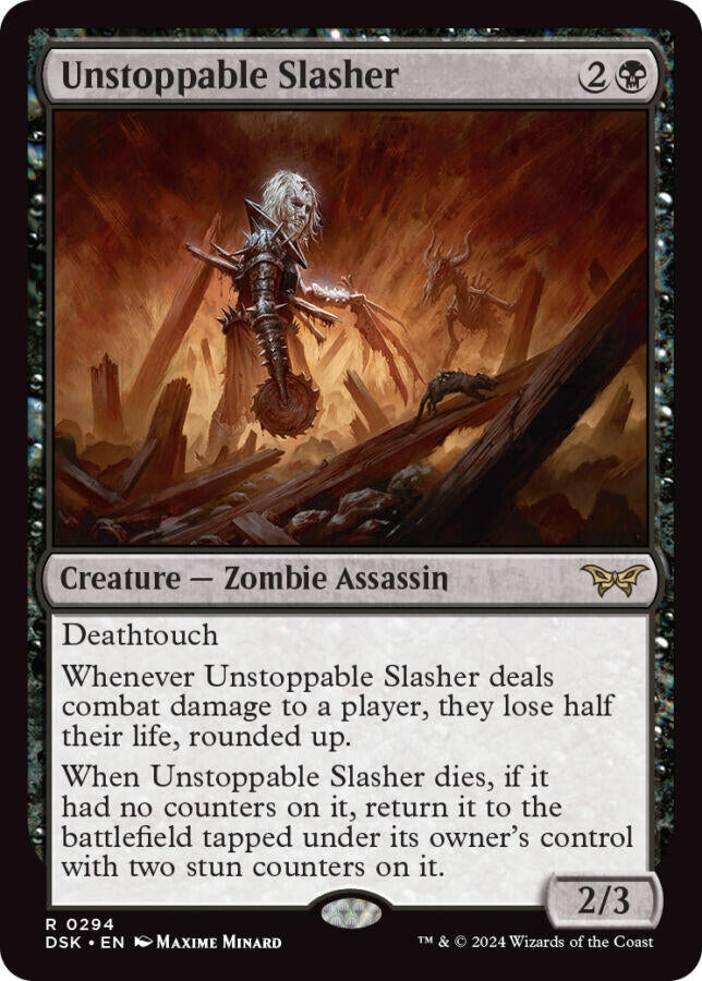 Image for Unstoppable Slasher (0294) (294) (DSK) - Magic: The Gathering