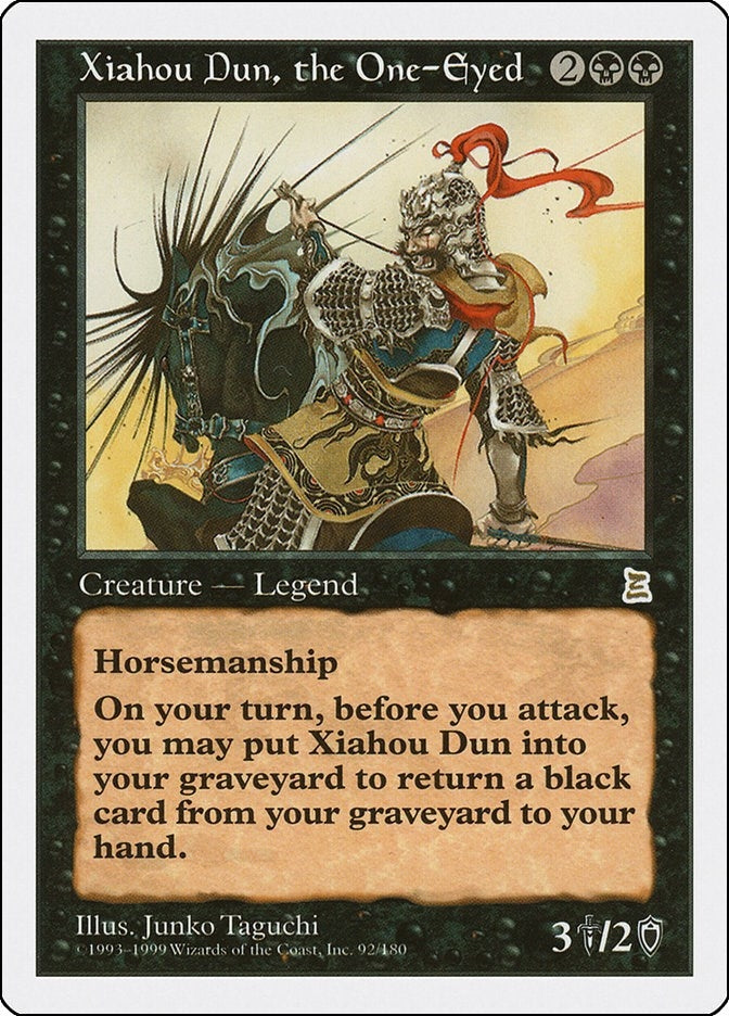 Image for Xiahou Dun, the One-Eyed (92) (PTK) - Magic: The Gathering