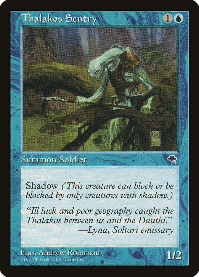 Image for Thalakos Sentry (95) (TMP) - Magic: The Gathering