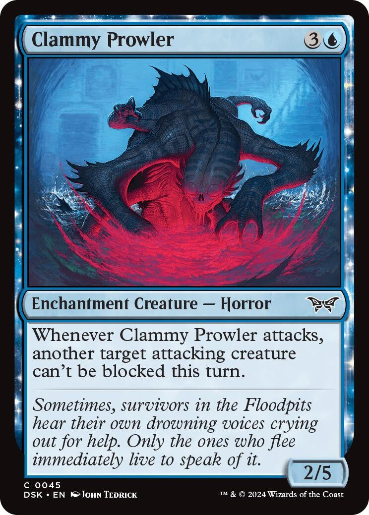 Image for Clammy Prowler (45) (DSK) - Magic: The Gathering