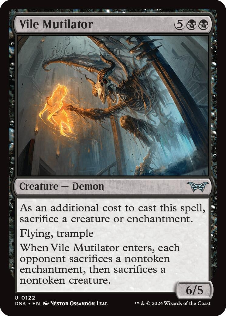 Image for Vile Mutilator (122) (DSK) - Magic: The Gathering