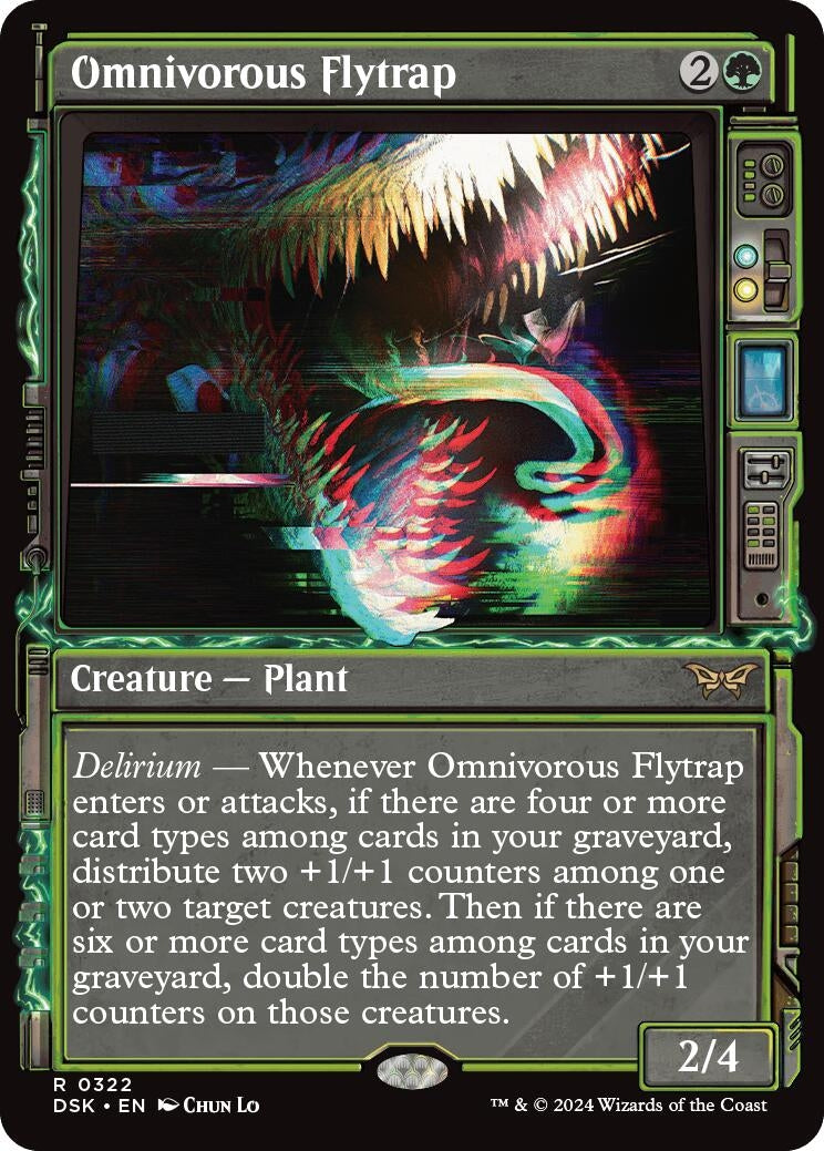 Image for Omnivorous Flytrap (Showcase) (322) (DSK) - Magic: The Gathering