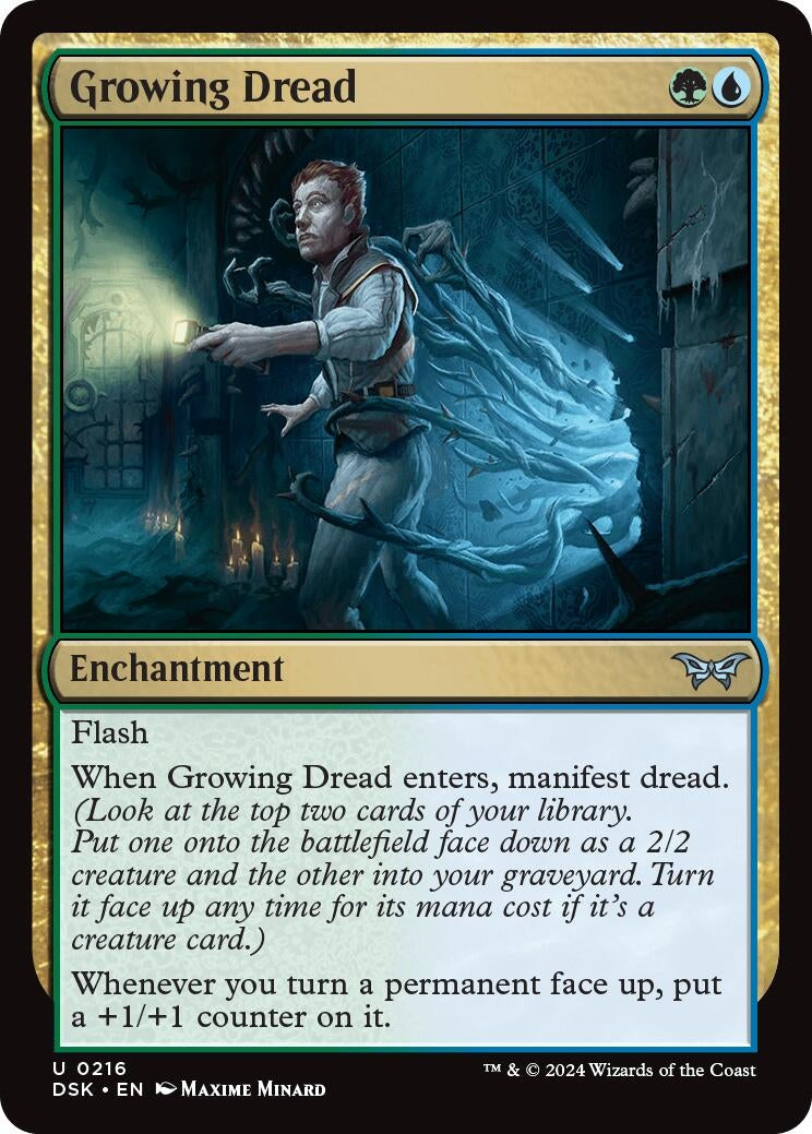Image for Growing Dread (216) (DSK) - Magic: The Gathering
