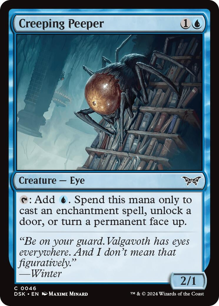 Image for Creeping Peeper (46) (DSK) - Magic: The Gathering