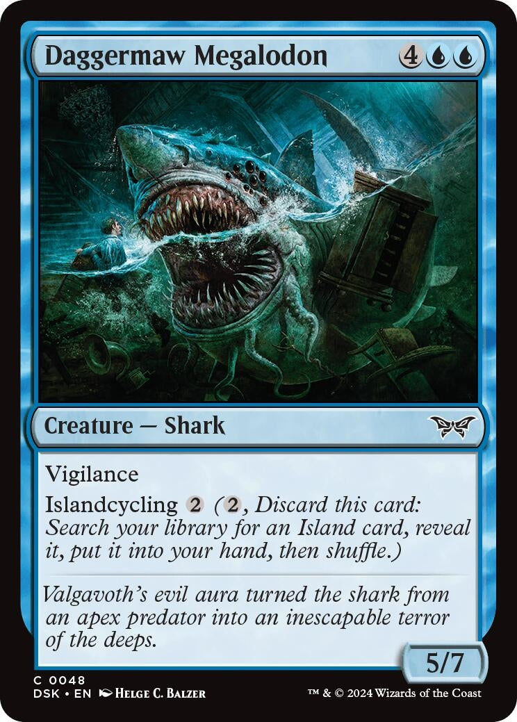 Image for Daggermaw Megalodon (48) (DSK) - Magic: The Gathering