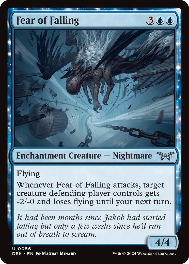 Image for Fear of Falling (56) (DSK) - Magic: The Gathering