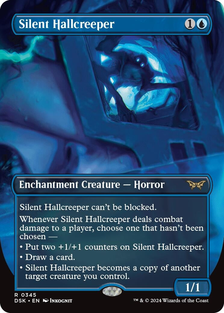 Image for Silent Hallcreeper (Borderless) (345) (DSK) - Magic: The Gathering