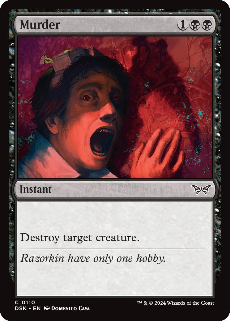 Image for Murder (110) (DSK) - Magic: The Gathering