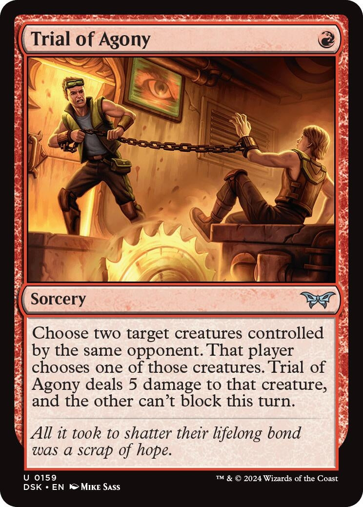 Image for Trial of Agony (159) (DSK) - Magic: The Gathering