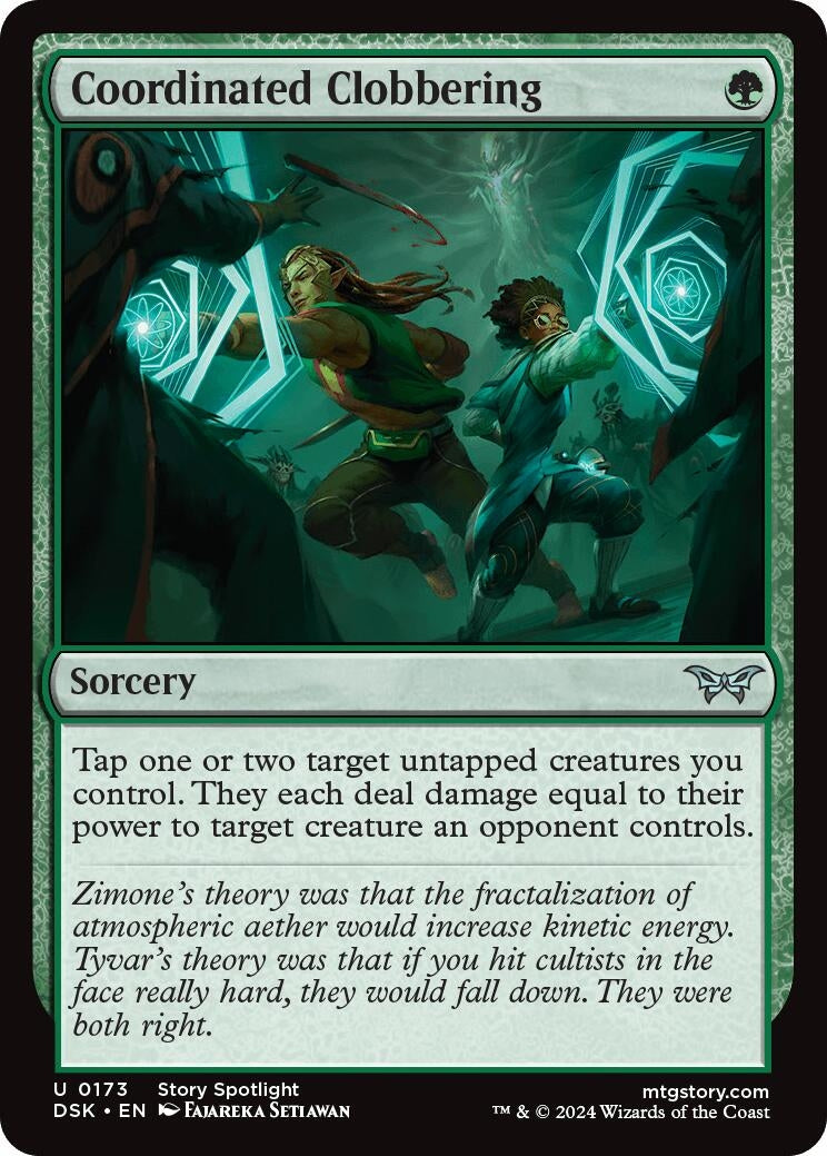 Image for Coordinated Clobbering (173) (DSK) - Magic: The Gathering