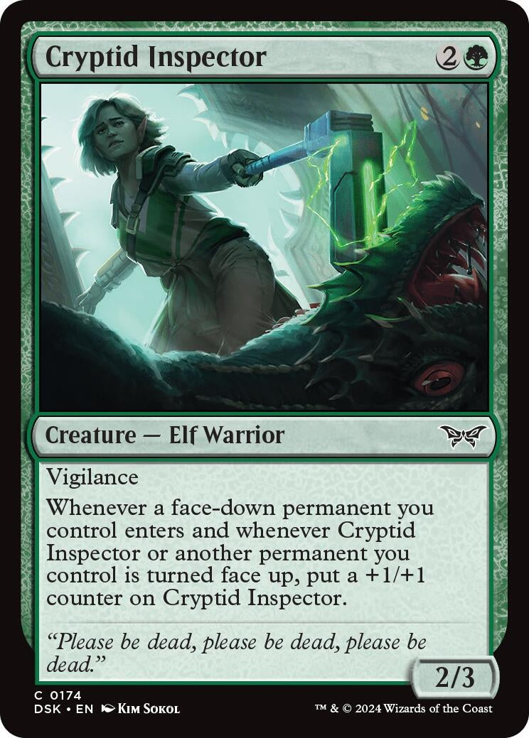 Image for Cryptid Inspector (174) (DSK) - Magic: The Gathering