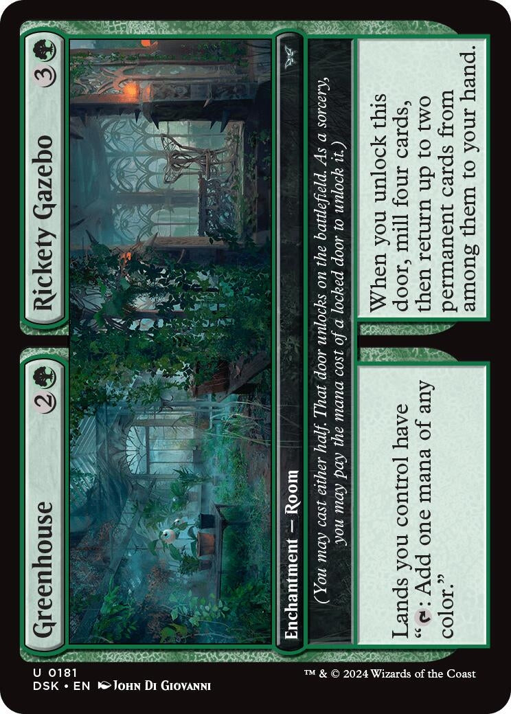 Image for Greenhouse // Rickety Gazebo (181) (DSK) - Magic: The Gathering