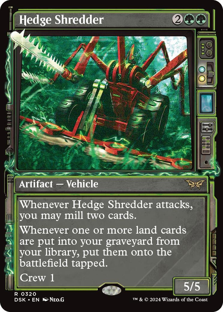 Image for Hedge Shredder (Showcase) (320) (DSK) - Magic: The Gathering