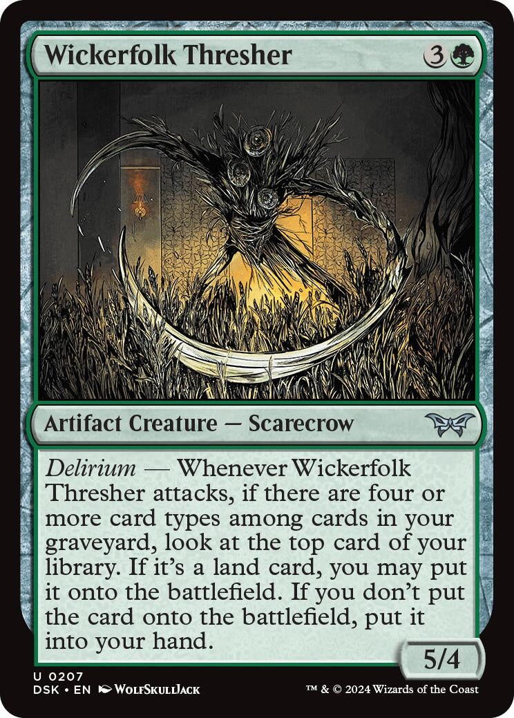 Image for Wickerfolk Thresher (207) (DSK) - Magic: The Gathering
