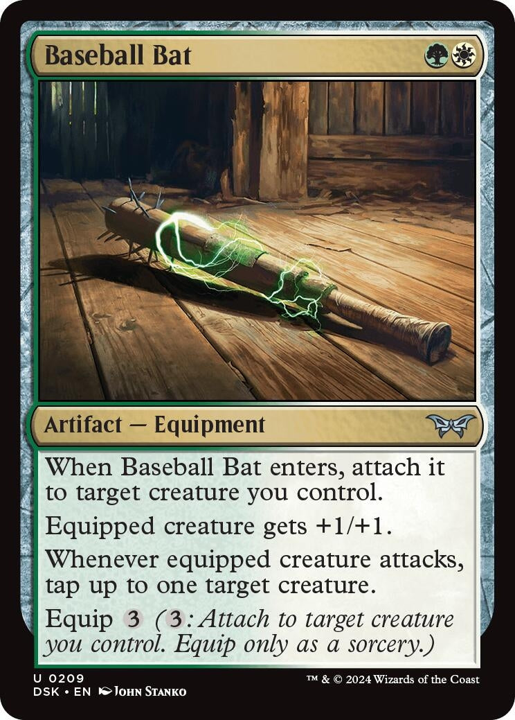 Image for Baseball Bat (209) (DSK) - Magic: The Gathering