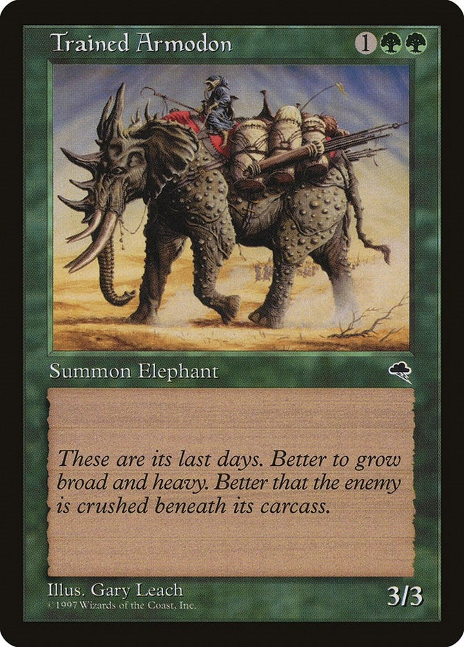 Image for Trained Armodon (260) (TMP) - Magic: The Gathering