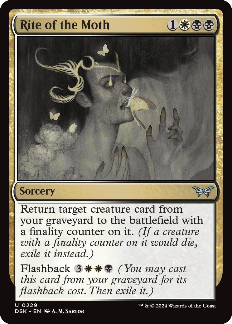 Image for Rite of the Moth (229) (DSK) - Magic: The Gathering