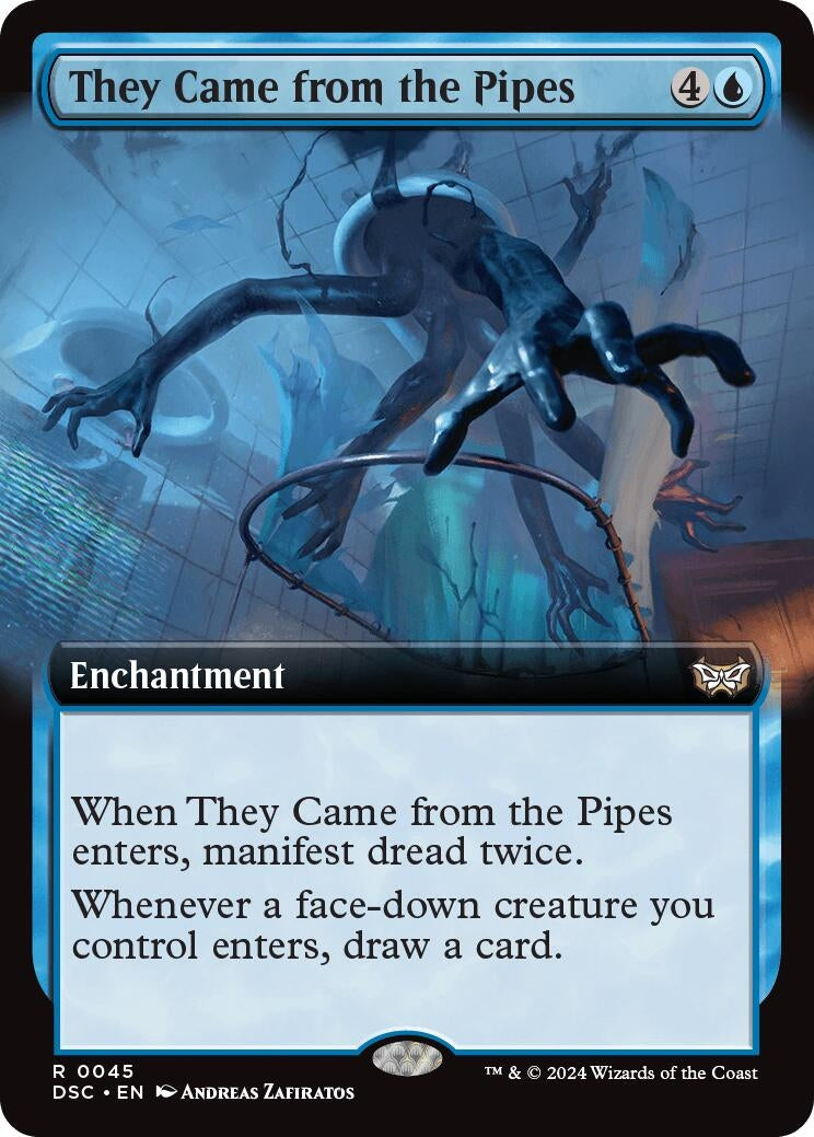 Image for They Came from the Pipes (Extended Art) (45) (DSC) - Magic: The Gathering
