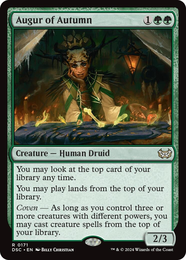 Image for Augur of Autumn (171) (DSC) - Magic: The Gathering