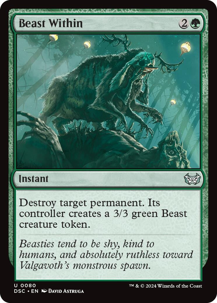 Image for Beast Within (80) (DSC) - Magic: The Gathering