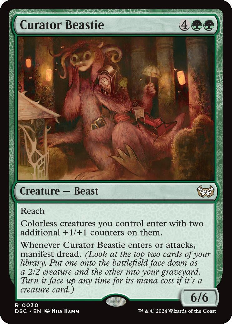 Image for Curator Beastie (30) (DSC) - Magic: The Gathering