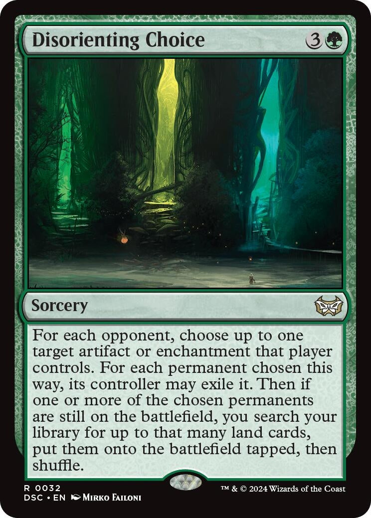 Image for Disorienting Choice (32) (DSC) - Magic: The Gathering